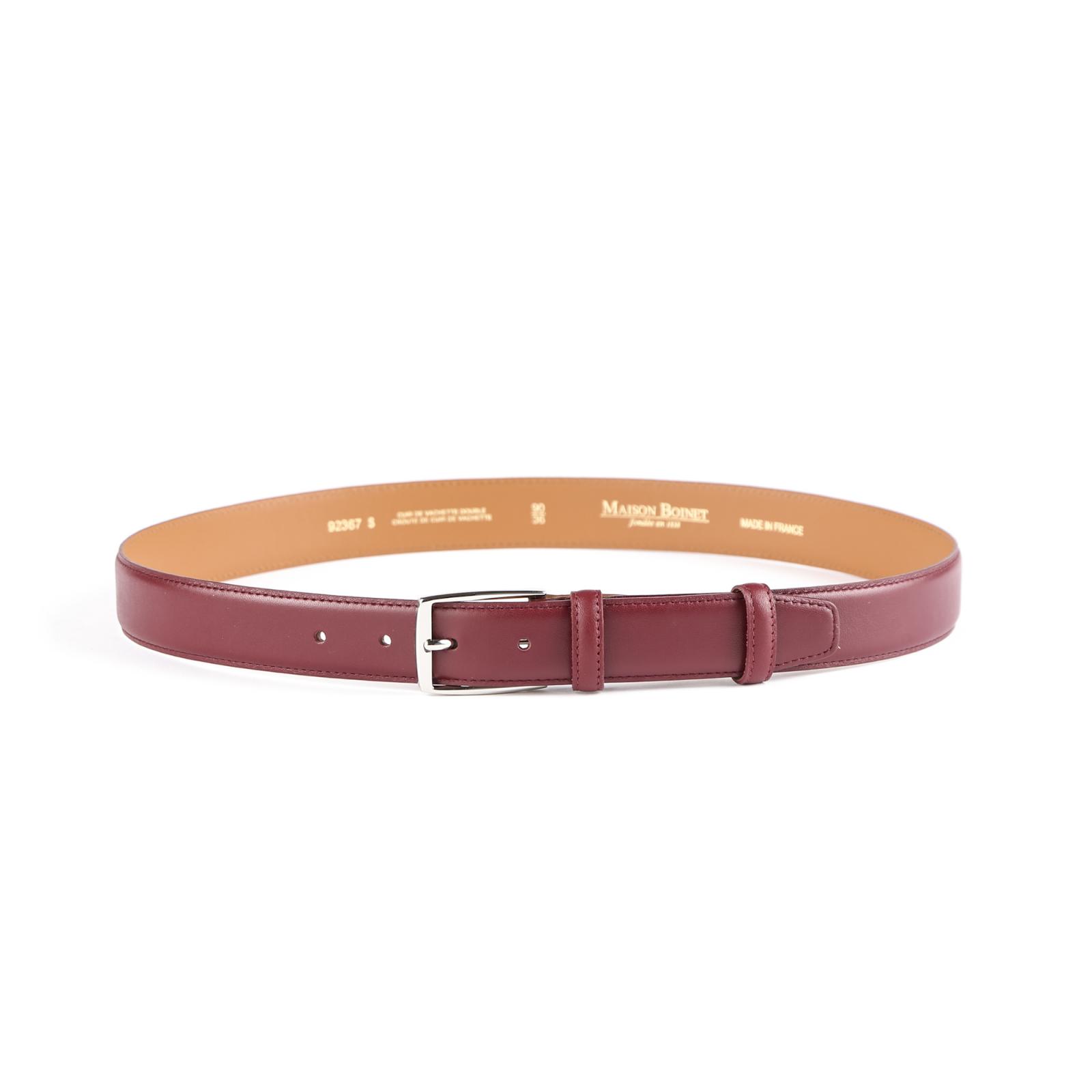 Ceinture on sale cuir bordeaux